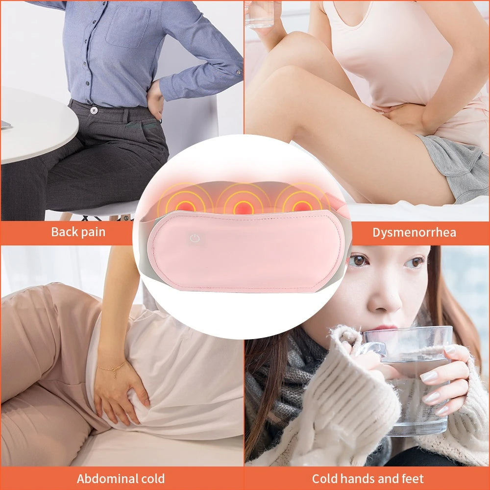 BYE CÓLICOS | Banda Térmica Recargable para Dolor Menstrual